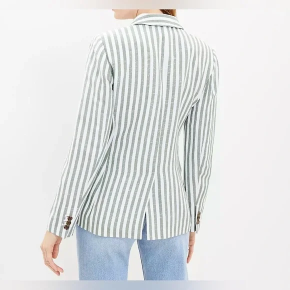 Lot Loft Modern striped Blazer AND Emory Pants - Picture 4 of 16